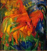 Animals in a Landscape Franz Marc